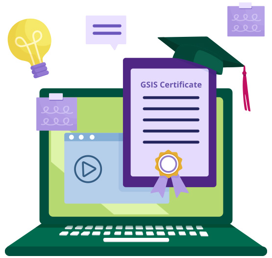 GSIS certificate illustration